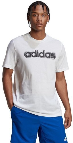 adidas Performance-T-shirt de training AEROREADY Workout imprimé silicone logo linéaire-0