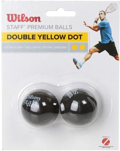 WILSON-Wilson Staff Extra Slow Double Yellow Dot-0