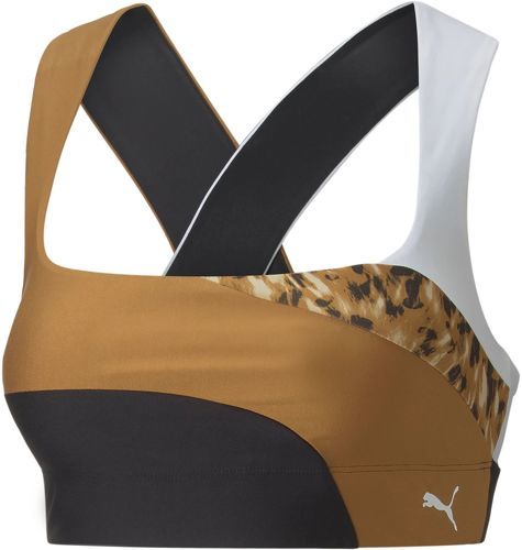 PUMA-Mid Impact Safari Glam Bra-1