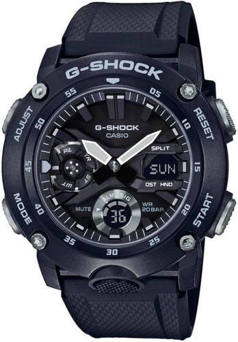 CASIO-CASIO G-Shock Montre GA-2000S-1AER résistance aux chocs chrono compte a rebours calendrier auto-0