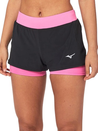 MIZUNO-Mizuno Short Trailer 2 En 1 Avec Sous Short Intégré-2