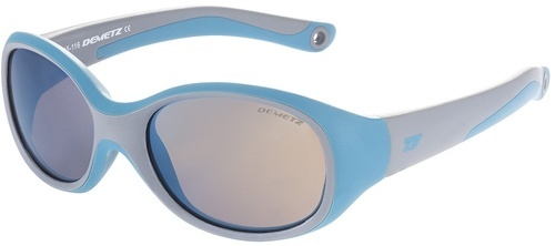 Demetz-Lunettes de Soleil DEMETZ CHAPPY Bleu Gris, verre anti lumière bleue Enfant Mixte 2 à 5 ans - Indice 3 - Miroité bleu-0