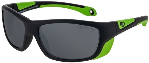 Demetz-Lunettes de Soleil enfant DEMETZ Natice noir mat citron vert Enfant Mixte 8 à 12 ans Indice 3-0
