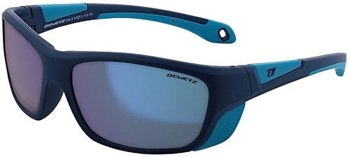 Demetz-Lunettes de Soleil DEMETZ Natice Bleu/bleu , verre anti -buée et anti lumière bleue Enfant Mixte 8 à 12 ans Indice 3-0
