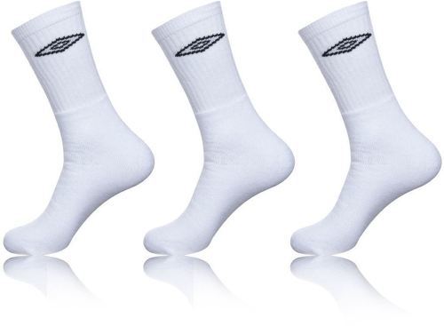 UMBRO-Lot de 3 paires de chaussettes blanc homme Umbro-image-1