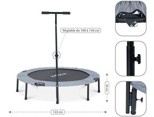JUMP4FUN-Jump4Fun T-Bar - Ø122Cm - Trampoline ubound-1