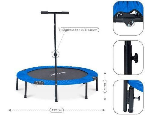 JUMP4FUN-Jump4Fun T-Bar - Ø122Cm - Trampoline ubound-1