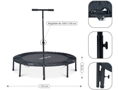 JUMP4FUN-Jump4Fun T-Bar - Ø122Cm - Trampoline ubound-1