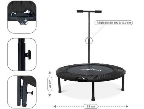JUMP4FUN-Jump4Fun T-Bar - Ø92Cm - Trampoline ubound-1