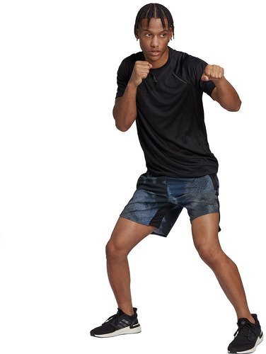adidas Performance-Short d'entraînement imprimé intégral D4T HIIT-3