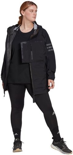 adidas Performance-Veste de randonnée Terrex Xploric RAIN.RDY (Grandes tailles)-4