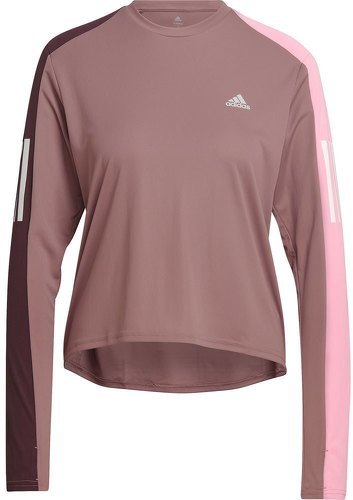 adidas Performance-T-shirt de running à manches longues Own the Run Colorblock-0
