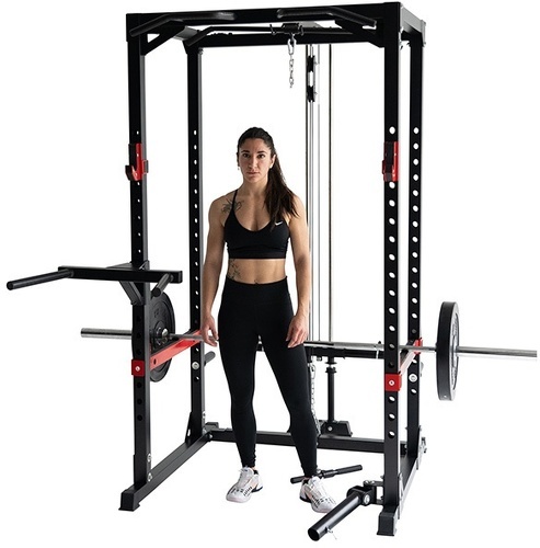 Titanium Strength-Titanium Strength Evolution Heavy Duty Power Rack With Lat Attachment - Cage de musculation-3