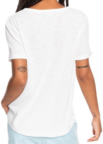 ROXY-T-Shirt Blanc Roxy Oceanholic-1