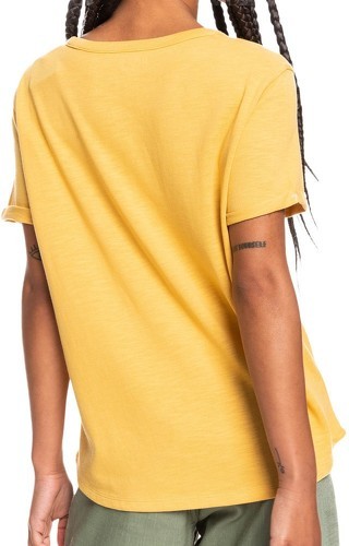 ROXY-T-Shirt Jaune Roxy Oceanholic-1