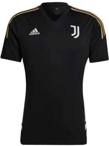 adidas Performance-T-shirt d'entraînement adidas Juventus Turin noir/blanc-image-1
