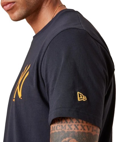 NEW ERA-T-Shirt Marine Homme New Era League Essential-2