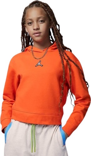 JORDAN-Sweat à capuche Jordan orange pour Fille-0