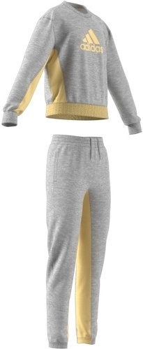 adidas Sportswear-Survêtement En Coton Avec Insigne De Sport Fille-1