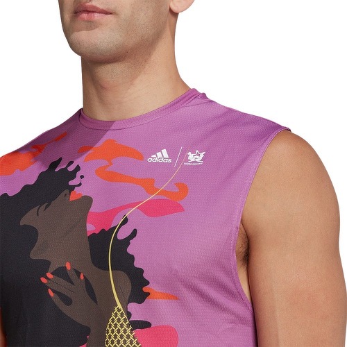adidas Performance-T-shirt sans manches Tennis New York (Non genré)-3