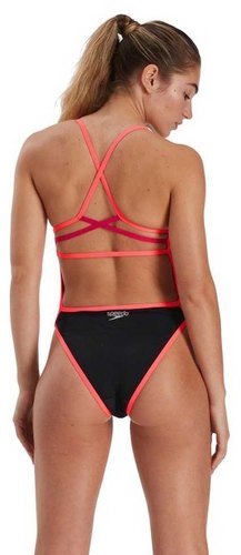 Speedo-Speedo Maillot De Bain Glitchzone Placement Ribbonback-1