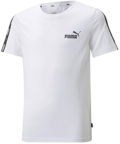 PUMA-Ess+ Tape Tee Shirt-0
