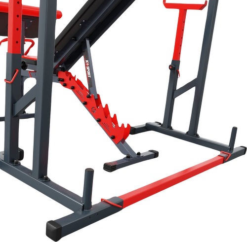 K-Sport GmbH-Set de banc de musculation + support d'haltères I Squat Rack Set - KSSL102-2