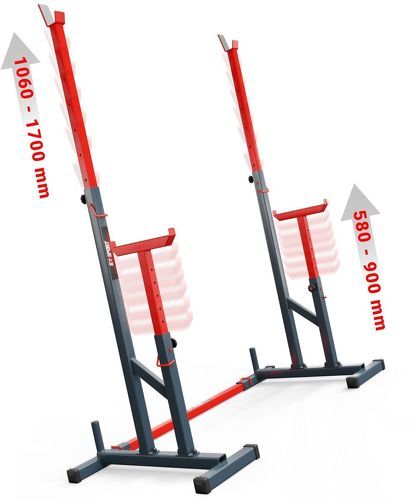 K-Sport GmbH-Set de banc de musculation + support d'haltères I Squat Rack Set - KSSL102-3