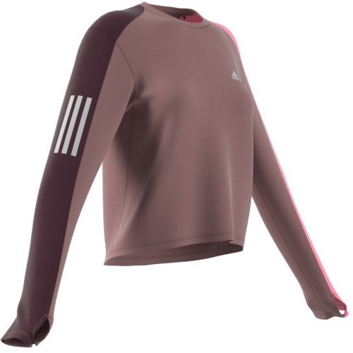 adidas Performance-T-shirt de running à manches longues Own the Run Colorblock-3