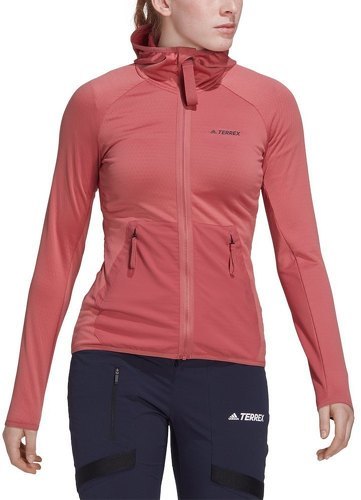 adidas Performance-Veste de randonnée Terrex Tech Fleece Lite Hooded-0