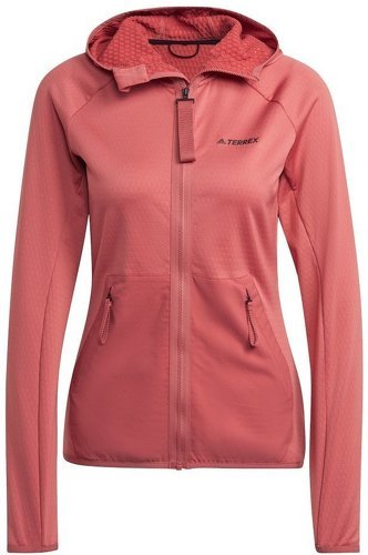 adidas Performance-Veste de randonnée Terrex Tech Fleece Lite Hooded-2
