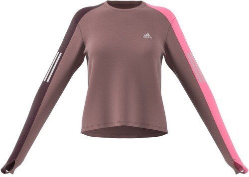 adidas Performance-T-shirt de running à manches longues Own the Run Colorblock-2