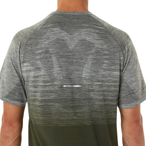 ASICS-SEAMLESS SS TOP Gris / Kaki PE 2022-3