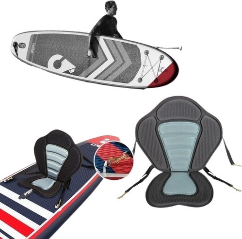 FUSION-Paddle gonflable RACE 12'6 - 384 x 71 x 15 cm - Stand up paddle avec pagaie, leash, pompe, anneaux de kayak et sac de transport-4