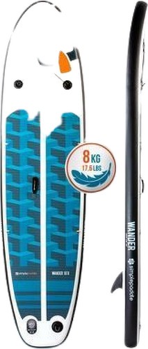 SIMPLE PADDLE-Stand up Paddle Gonflable WANDER 10'8 32'' 6'' (325 x 81 x 15 cm) Gamme COMPACT avec Pagaie, Leash, Pompe et Sac de Transport-2