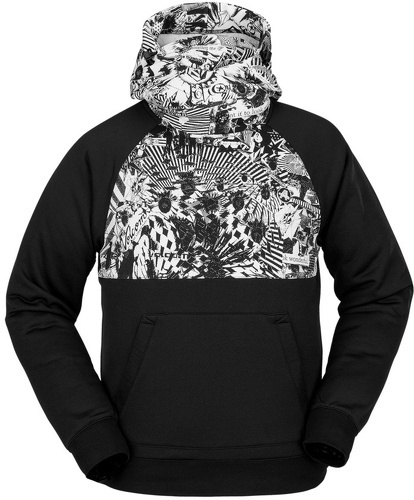 VOLCOM-Sweat Volcom Hydro Riding Hoodie Black White Homme-0