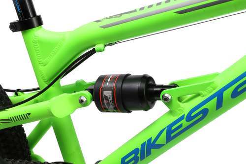 BIKESTAR-BIKESTAR VTT Vélo tout terrain tout suspendu pour enfants de 6 ans | Bicyclette 20 pouces 7 vitesses Shimano, Freins Disque | Vert foncé-4