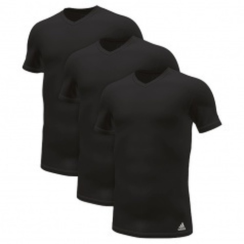 adidas Performance-T-shirt à col en V en coton Active Flex-0