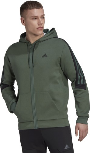 adidas Sportswear-Veste à capuche zippée à 3 bandes Future Icon-1