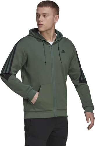 adidas Sportswear-Veste à capuche zippée à 3 bandes Future Icon-3