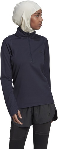 adidas Performance-Felpa Run Fast Half-Zip Long Sleeve-1
