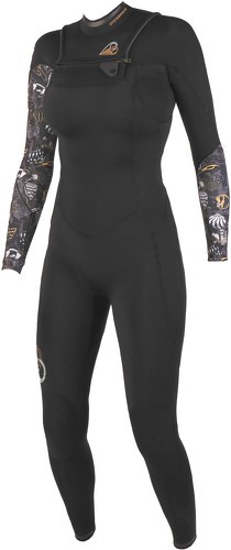 Soöruz Surfwear-Combinaison Divine 3/2 Front-Zip Oysterprene-0