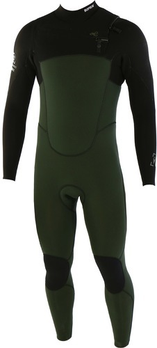 Soöruz Surfwear-Combinaison Green Line 4/3 Chest-Zip Bioprene-0