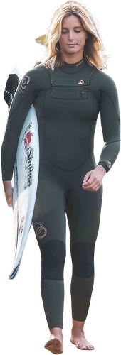 Soöruz Surfwear-Combinaison GREEN LINE 4/3 Front-zip BIOPRENE-1