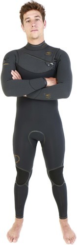 Soöruz Surfwear-Combinaison GURU+ 5/4/3mm OYSTERPRENE Chest-zip-3