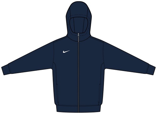 NIKE-Team Basketball Hoodie Full Zip-0