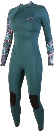 Soöruz Surfwear-Combinaison DIVINE 4/3mm OYSTERPRENE Back-zip-0