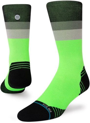 STANCE-Stance Chaussettes Maxed Crew Neon Green Chaussettes De Running-0