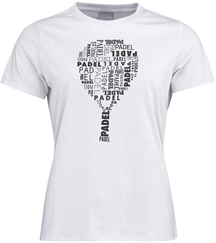 HEAD-Head T-shirt Manche Courte Padel Typo-3
