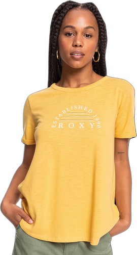 ROXY-T-Shirt Jaune Roxy Oceanholic-0